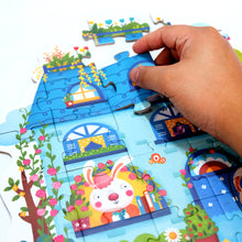 Load image into Gallery viewer, Mideer 4 in 1 Puzzle Fairy Town Educational Toy