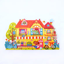 Load image into Gallery viewer, Mideer 4 in 1 Puzzle Fairy Town Educational Toy