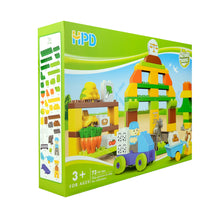 Load image into Gallery viewer, HPD Building Blocks Set 73 pc - The Proud Weight - Milk, Goat, Farm, Farmers, Egg and More!