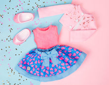 Load image into Gallery viewer, Glitter Girls Getting Glittery Charming Cardigan and Skirt Regular Outfit - 14 inch Doll Clothes and Accessories for Girls Age 3 and Up