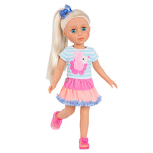 Load image into Gallery viewer, Glitter Girls Poodle Cuddles Fashion Outfit with Hair Bow – 14-inch Doll Clothes and Accessories for Kids Ages 3 and Up