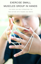 Load image into Gallery viewer, Mideer Cat's Cradle Flip Rope Brainstorming Game for Children