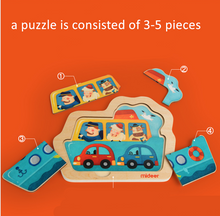 Load image into Gallery viewer, Mideer Creative Puzzle Toy Mini-Discovery-Puzzle Ship for Preschool Kids