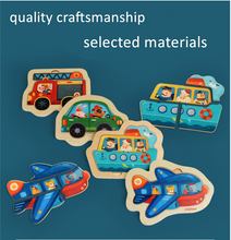 Load image into Gallery viewer, Mideer Creative Puzzle Toy Mini-Discovery-Puzzle Plane for Preschool Kids