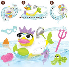 Load image into Gallery viewer, Yookidoo Bath Toy Jet Duck Mermaid