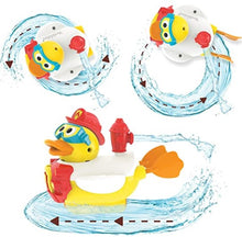 Load image into Gallery viewer, Yookidoo Bath Toy Jet Duck Firefighter