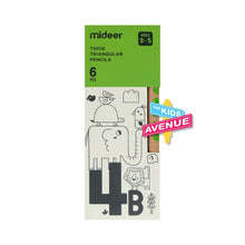 Load image into Gallery viewer, MiDeer Thick Triangular Pencils for Kids ages 2 - 6 years old