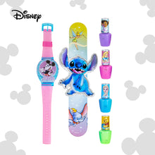 Load image into Gallery viewer, Disney 100 Cosmetic Set with Nail Polish, Nail File, and Lip Gloss Plant Based Makeup Toys for Kids Ages 3 years and Up
