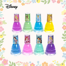 Load image into Gallery viewer, Disney Princess 8pc Scented Nail Polish Set Non Toxic – Water Based Makeup Toys for Kids Ages 3 years and Up
