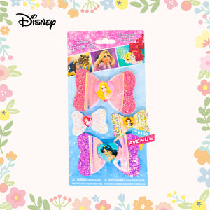 Disney Princess 4pc Hair Bow Accessories – Hair and Makeup Toys for Kids Ages 3 years and Up