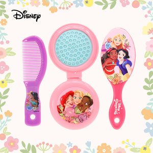 Disney Princess Comb Hair Brush and Mirror – Plant Based Makeup Toys for Kids Ages 3 years and Up