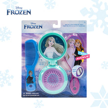 Load image into Gallery viewer, Disney Frozen Hair Brush Comb and Mirror – Plant Based Makeup Toys for Kids Ages 3 years and Up

