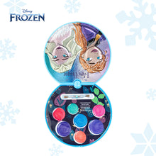Load image into Gallery viewer, Disney Frozen Compact Cotton Candy Flavoured Lip Balm Set Non Toxic – Plant Based Makeup Toys for Kids Ages 3 years and Up
