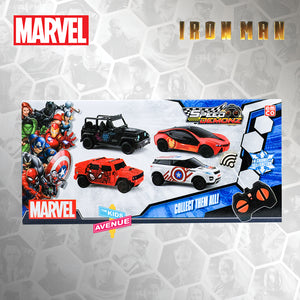 Marvel Iron Man Race Car Remote Control Car Toy for Kids – Ages 4 and Up