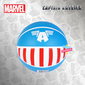 Marvel Captain America Basketball Ball for Kids Size 5 – Toys for Kids Ages 3 and Up