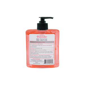 Clean Handz Pink Sparkle Anti Bacterial Hand Sanitizer 500ml