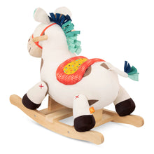Load image into Gallery viewer, B. Toys Wooden Rocking Horse Pony - Rodeo Rocker for Toddlers and Kids
