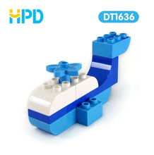 Load image into Gallery viewer, HPD Building Blocks Set Sea Animals - Whale Blocks - Duplo Blocks Compatible - 3 yrs &amp; Up
