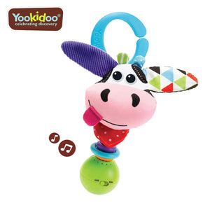 Yookidoo Cow "Shake Me" Rattle for Babies and Toddlers