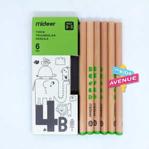 MiDeer Thick Triangular Pencils for Kids ages 2 - 6 years old