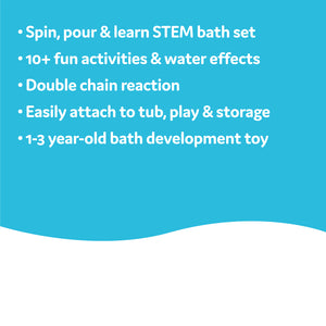 Yookidoo Bath Toy Spin N Sprinkle Water Lab