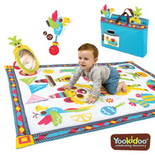 Load image into Gallery viewer, Yookidoo Foldable to Bag Activity Playmat for Babies and Toddlers
