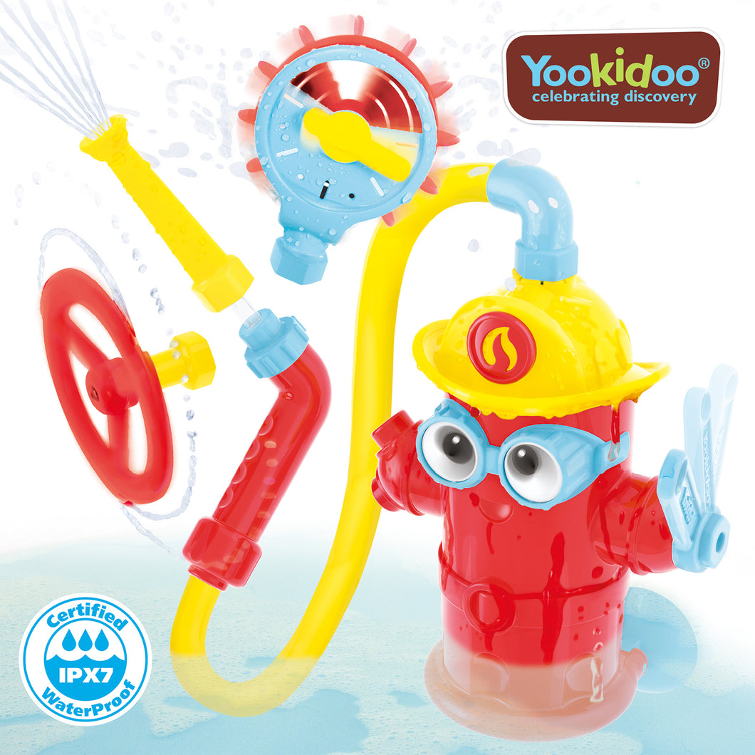 Yookidoo Fire Hydrant Baby Bath Toy Ready Freddy