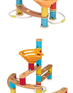 Mideer Build and Play Bamboo Build&Run Basic Kit-89pcs Educational  Learning Set of Toys for Children