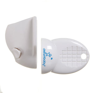 Dreambaby Easy Open & Close Adhesive Mag Locks - 2 Locks, 1 Key - White