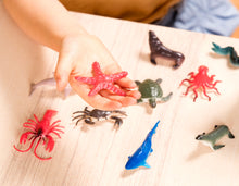 Load image into Gallery viewer, Terra by Battat – Educational Plastic Toys Shark, Fish, Crab, Penguin, Dolphin, Sea Turtle &amp; More
