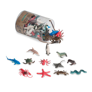 Terra by Battat – Educational Plastic Toys Shark, Fish, Crab, Penguin, Dolphin, Sea Turtle & More