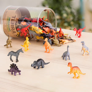 Terra by Battat – Educational Plastic Dinosaurs – Tyrannosaurus, Velociraptor, Triceratops & More