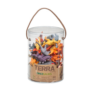 Terra by Battat – Educational Plastic Dinosaurs – Tyrannosaurus, Velociraptor, Triceratops & More