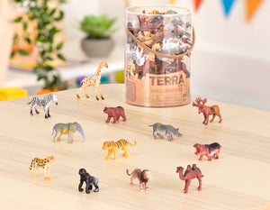 Terra by Battat – Educational Plastic Toys Elephant, Lion, Giraffe,Tiger, Cheetah & More