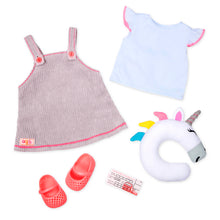 Load image into Gallery viewer, Travel Doll Outfit and Accessories Set - Our Generation Unicorn Express
