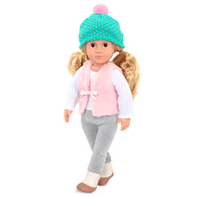 Load image into Gallery viewer, Vest and Hat Doll Outfit and Accessories Set - Our Generation Fuzzy Feelings
