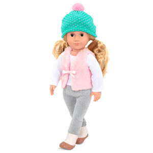 Vest and Hat Doll Outfit and Accessories Set - Our Generation Fuzzy Feelings