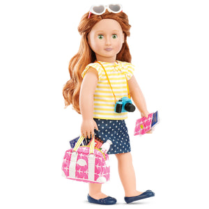 Travel Doll Bags and Accessories Set - Our Generation Bon Voyage Travel Set