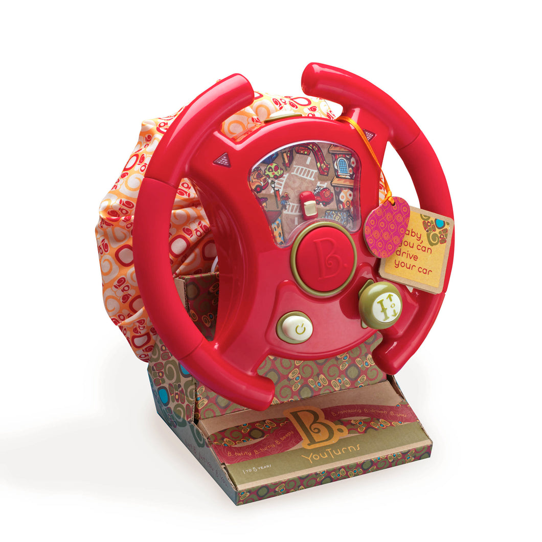 B. Toys Steering Wheel Driving Toy for Kids with Realistic Sounds