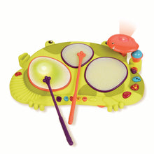 Load image into Gallery viewer, B. Toys Ribbit- Tat- Tat The Frog Drum
