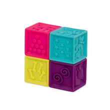 Load image into Gallery viewer, B. Toys One Two Squeeze Soft Building Blocks for Toddlers
