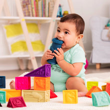 Load image into Gallery viewer, B. Soft Architectural Baby Blocks for Babies and Toddlers
