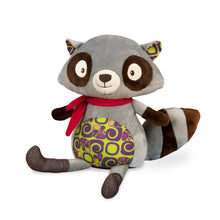 Load image into Gallery viewer, B. Toys Happy Yappies- Rascal Talk Back Raccoon
