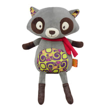 Load image into Gallery viewer, B. Toys Happy Yappies- Rascal Talk Back Raccoon
