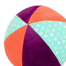 Load image into Gallery viewer, B. Toys Make it Chime Fabric Ball Sliced
