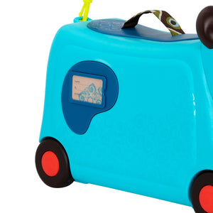 B. Toys On The Gogo Woofer Travel Luggage Ride-On