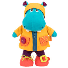 Load image into Gallery viewer, B. Toys Giggly Zippies, Hank Dress Me Hippo
