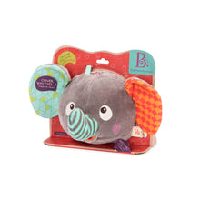 Load image into Gallery viewer, B. Toys Elephantabulous Funky Fabric Elephant Ball
