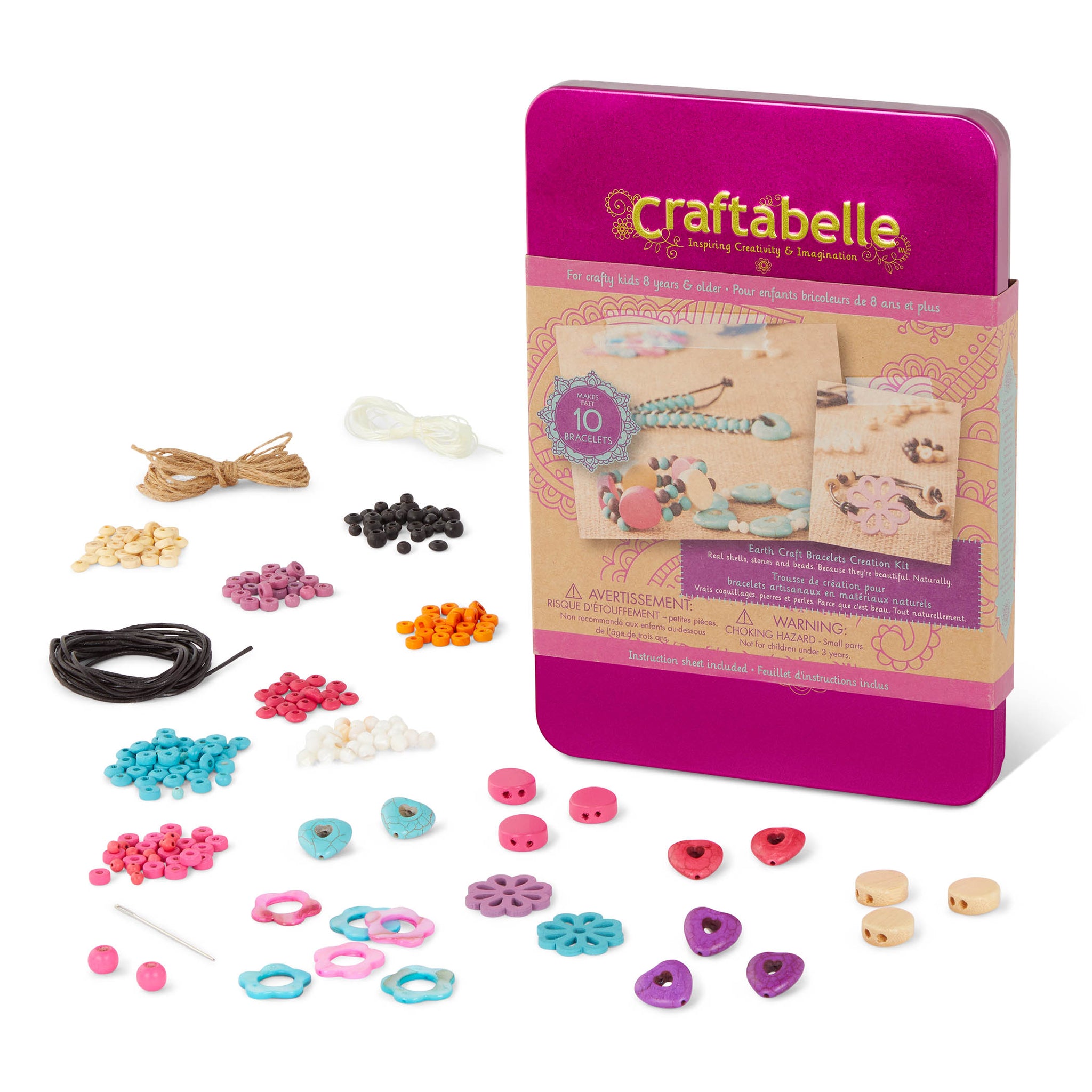 Craftabelle - Earth Craft Bracelets Kit - Bracelet Making Kit – The Kids  Avenue