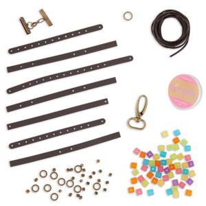 Craftabelle – Boho Baubles Creation Kit – Bracelet Making Kit